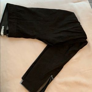 Suede leggings